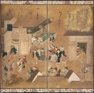 Scenes in the Yoshiwara Pleasure District