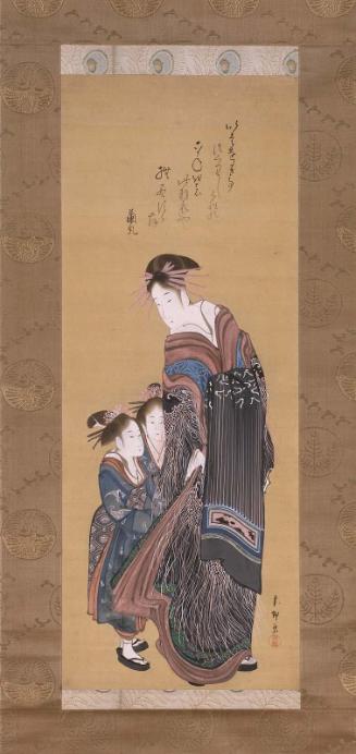 Courtesan with Child Attendants