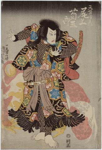 Actor Onoe Kikugorô III as Tenjiku Tokubei