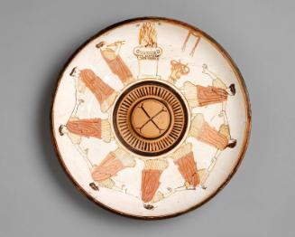 Libation bowl (phiale) with women dancing at an altar