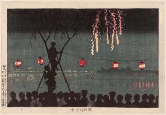 Fireworks at Ike-no-hata (Ike-no-hata hanabi)