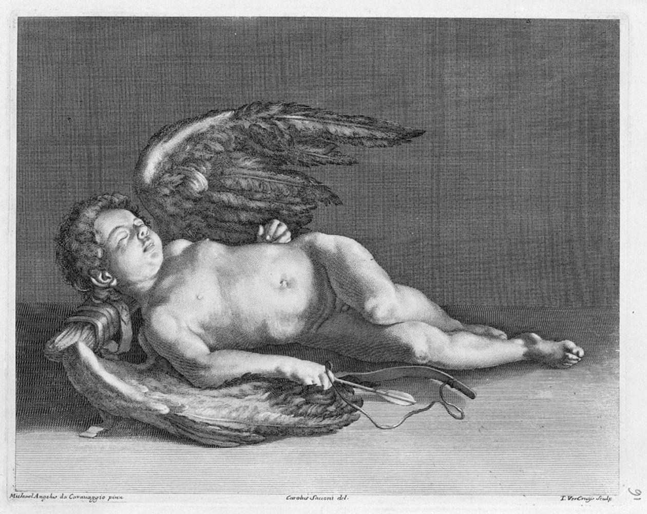 Cupid asleep