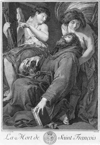The death of Saint Francis