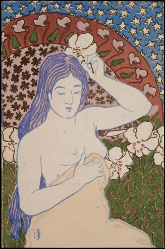 Female Nude with Flowers
