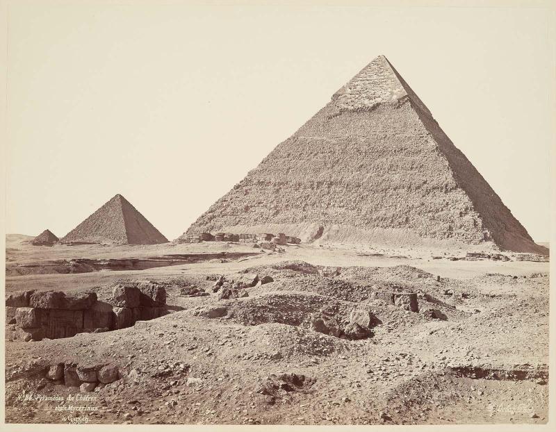 Pyramids of Khafra and Menkaura at Giza