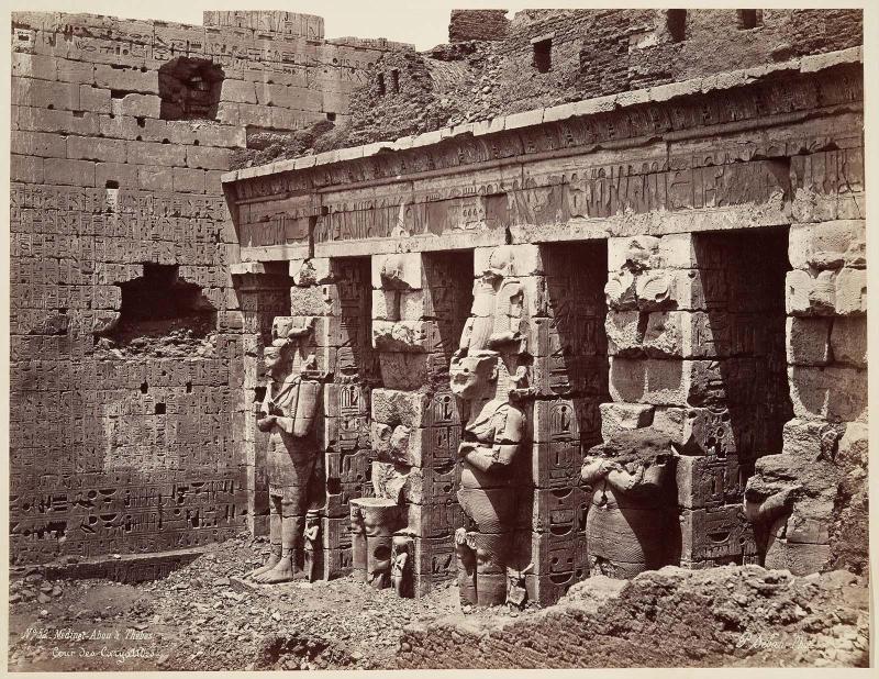 Court at Medinet Habu, Thebes