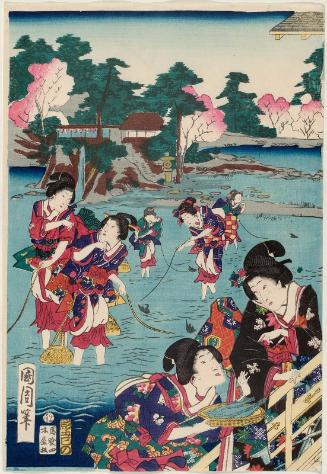 Lord Genji's Cormorant Fishing Excursion (Genji no kimi ukai gyoyû no zu)