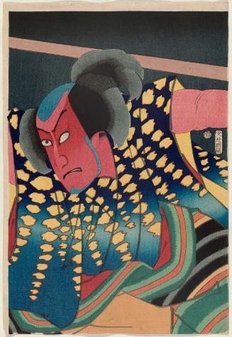 Actor Kawarazaki Gonjurô I as Yokozô, Actually (Jitsu wa) Yamamoto Kansuke
