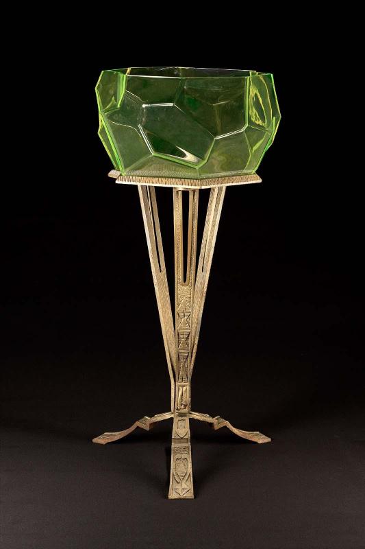 "Ruba Rombic" Fish Bowl and Stand