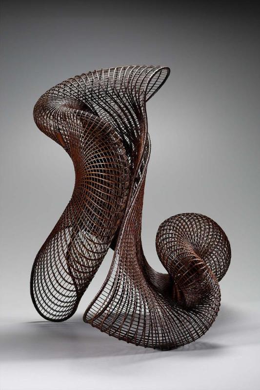 "Mountain River" basket