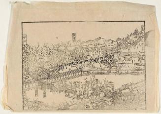 Pictorial Map of the Kameido Tenjin Shrine