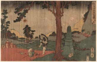Act V (Godanme), from the series The Storehouse of Loyal Retainers, a Primer (Kanadehon Chûshingura)