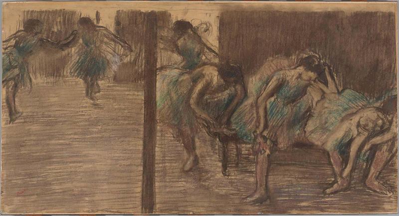 Dancers in the Rehearsal Room