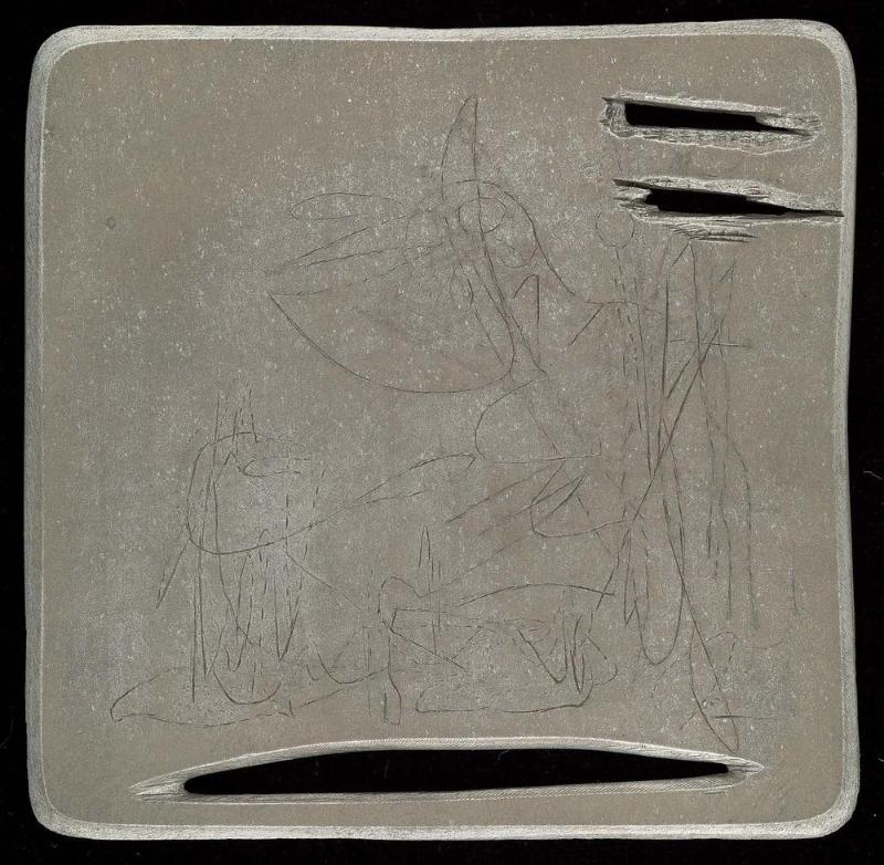 Printing plate for "Month of Eden" (from "Book of Months")