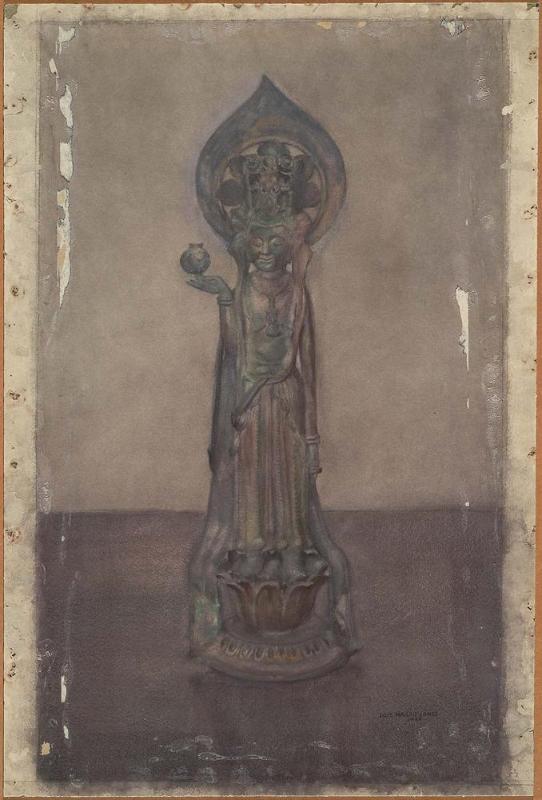 Bronze Bodhisattva with Urn