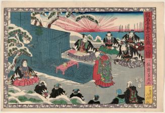 Act XII (Jûnidanme), from the series The Storehouse of Loyal Retainers, a Primer (Kanadehon chûshingura)