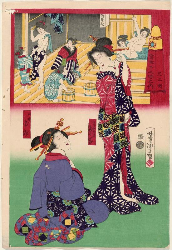 The Hour of the Snake (Mi no koku), from the series The Twelve Hours in the Modern World (Tôsei jûni-doki no uchi)