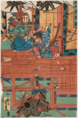 The Night Attack at Horikawa (Horikawa youchi no zu)