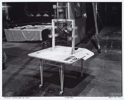 "Baretta" series make-up table.   - Stage #42  April 18, 1977.