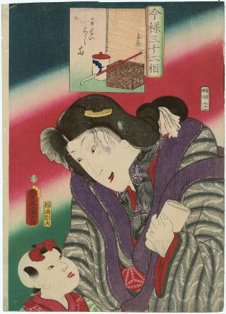 The Cute Type (Kawairashisô), from the series Thirty-two Aspects in the Modern Style (Imayô sanjûnisô)