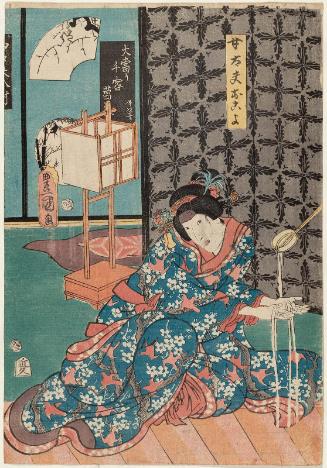 Actor Onoe Kikugorô IV as Onnadayû Okoyo