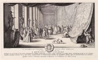 The Gallery of the Hôtel des Gobelins with the Tapestries of LeBrun's "Battles of Alexander"