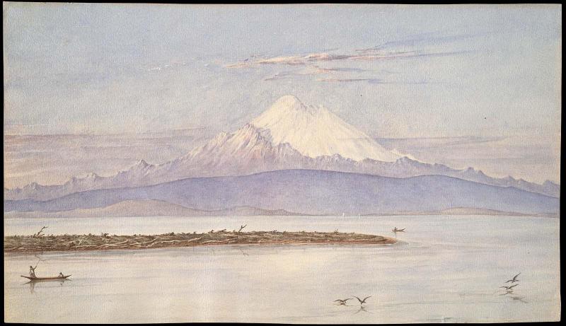 Mount Baker From Puget Sound