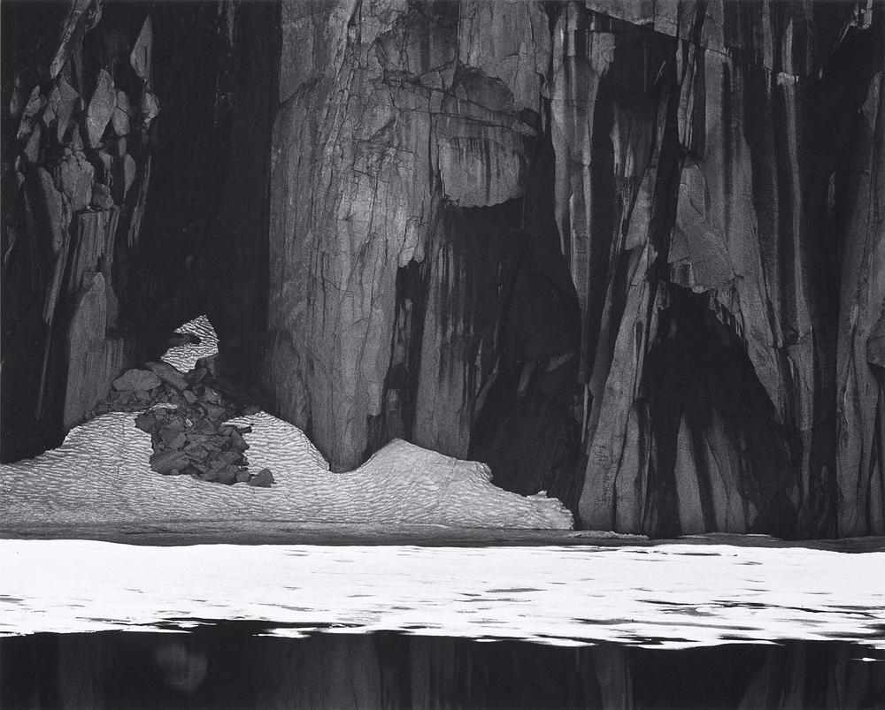 Frozen Lake and Cliffs, Kaweah Gap, Sequoia National Park