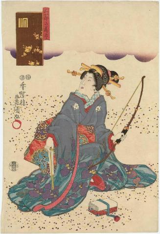 The Fifth Month: Iris, from the series Flowers of the Five Festivals (Gosetsu no hana zukushi)