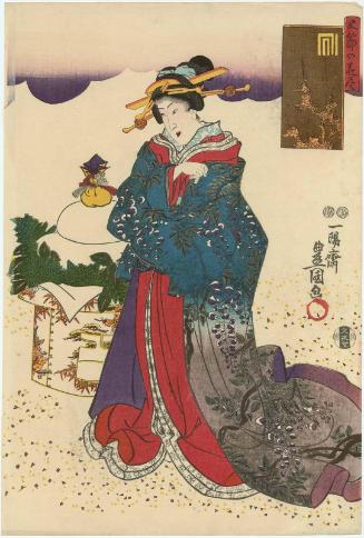 New Year: Plum Blossoms, from the series Flowers of the Five Festivals (Gosetsu no hana zukushi)