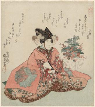 Actor Iwai Kumesaburô II, from the series Four Heavenly Kings for the Katsushika Group (Katsushika Shitennô)