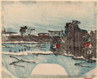 Landscape with Shrine (Mimeguri?)