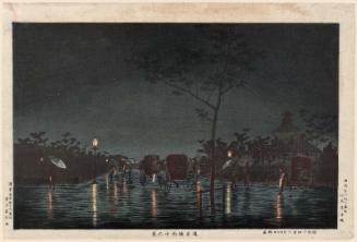 Asakusa Bridge in the Rain (Asakusa-bashi uchû no kei)