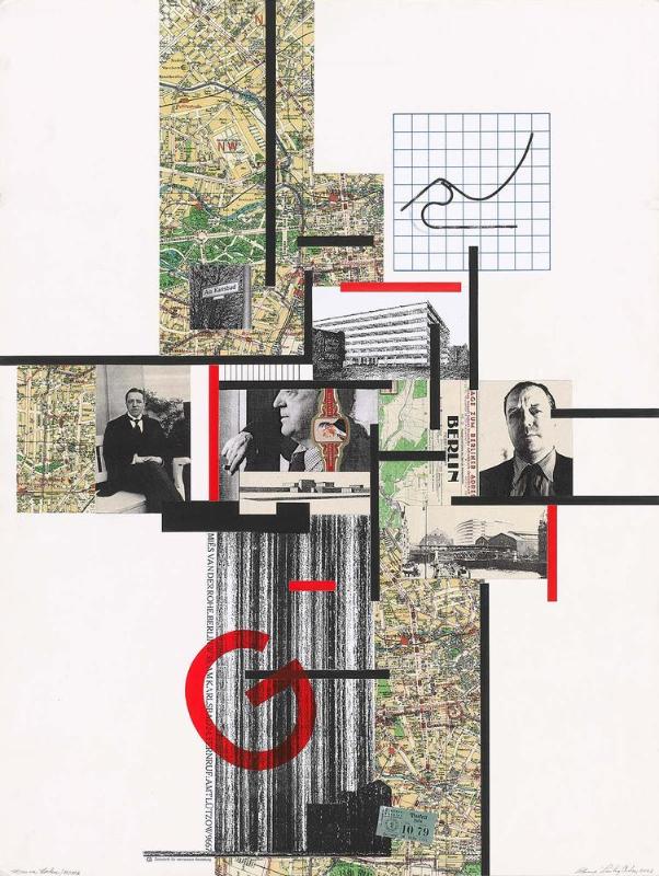 Mies in Berlin (Maquette for MoMA Poster)