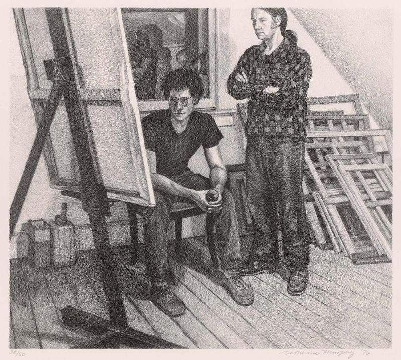 Dan and Harry in the Studio