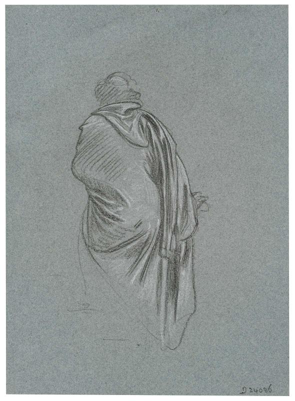 Drapery Study, Back