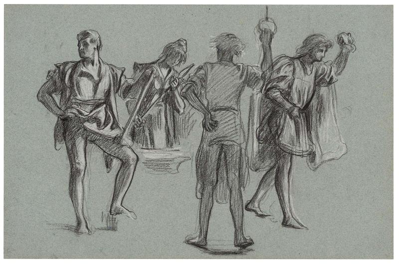 Four Figures at a Forge