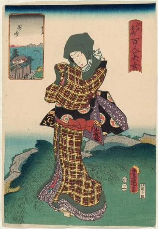 Susaki, from the series One Hundred Beautiful Women at Famous Places in Edo (Edo meisho hyakunin bijo)