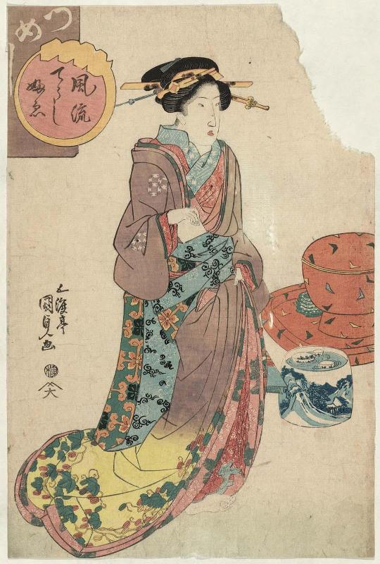 Tsumeshi, from the series Popular Flute Tunes and Pictures of Women (Fûryû chôshi fue)