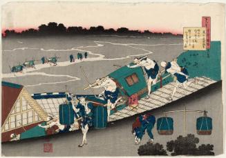 Poem by Fujiwara no Michinobu Ason, from the series One Hundred Poems Explained by the Nurse (Hyakunin isshu uba ga etoki)