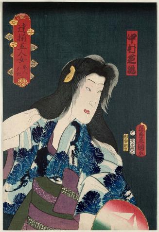 Actor Nakamura Shikan IV as Kijin Omatsu, from the series A Collection of Five Dashing Women (Date soroi gonin onna)