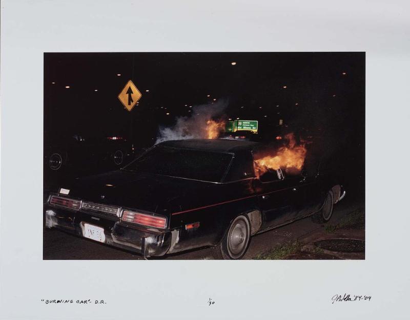 Burning Car
