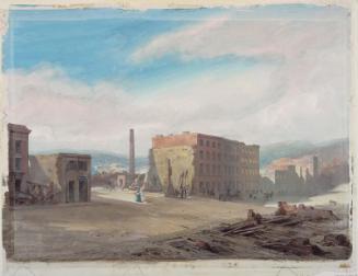 Montgomery Street, San Francisco.  The Morning after the Fire of May 4, 1851