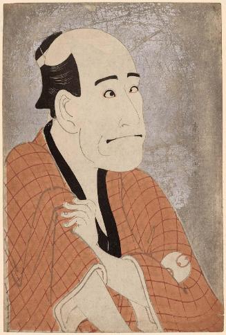 Actor Arashi Ryûzô II as the Moneylender Ishibe Kinkichi