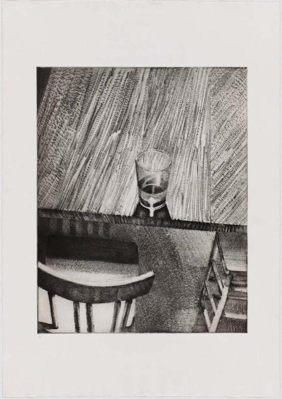Glass on Table