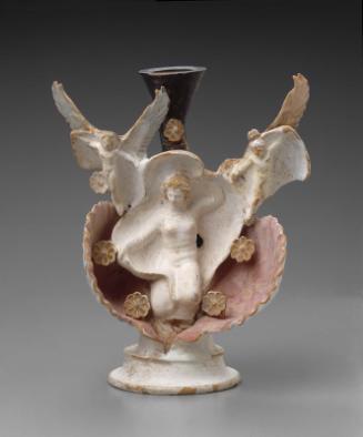 Oil flask (lekythos) in the form of Aphrodite