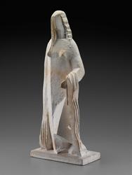 Draped female figure