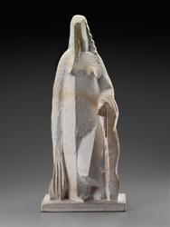 Draped female figure