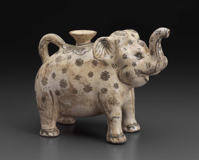 Ewer in the shape of an elephant