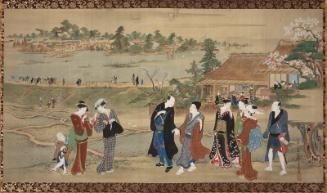 Pleasure Outing at Mukôjima to View Cherry Blossoms